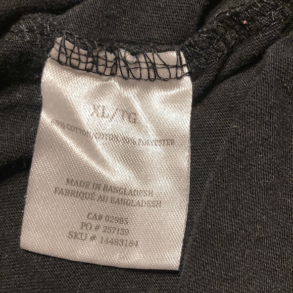 ❤️🔥5/20$ AEROPOSTALE💫 Mens Black Logo Crew Neck Short Sleeve Top - Picture 5 of 5